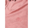 SUPERDRY T-shirt flammé à logo brodé et col V sur cosmo-lepuy.fr