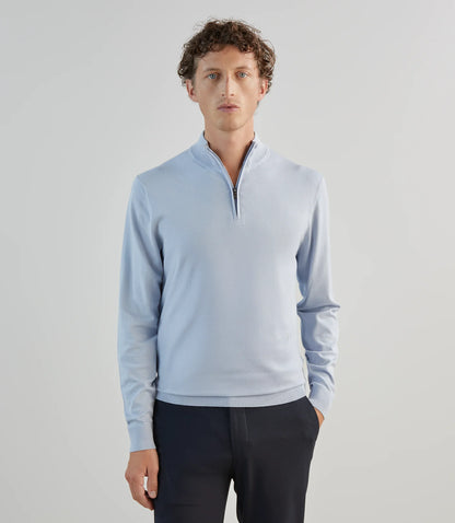 Pull homme IZAC demi-zip – Col montant