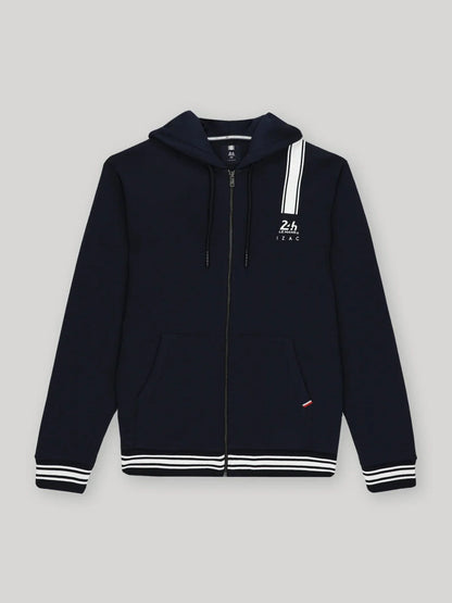 Gilet zippé marine 24H Le Mans x IZAC
