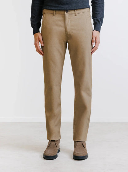 Pantalion casual taupe Izac