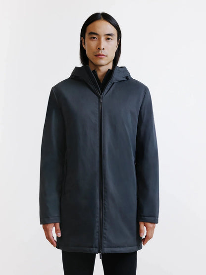 Parka à capuche anthracite Izac