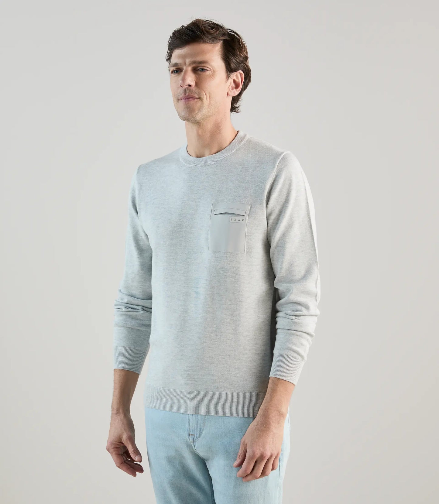 Pull homme col rond