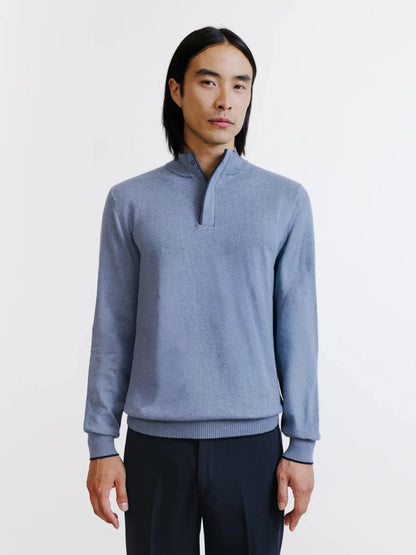 Pull col camionneur indigo IZAC