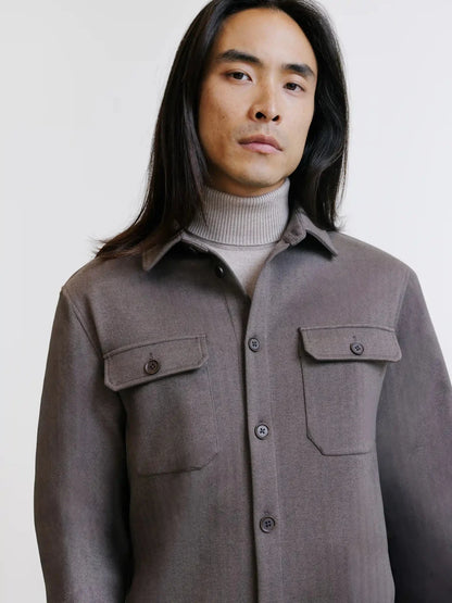 Surchemise taupe