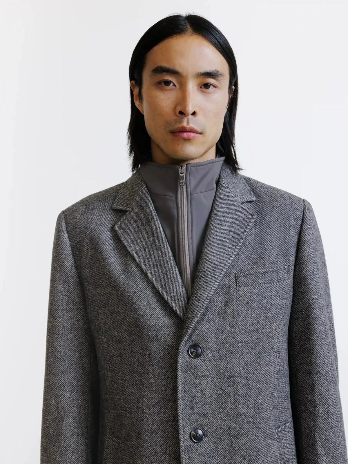 Manteau à parmenture amovible IZAC