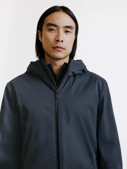 Parka à capuche anthracite Izac