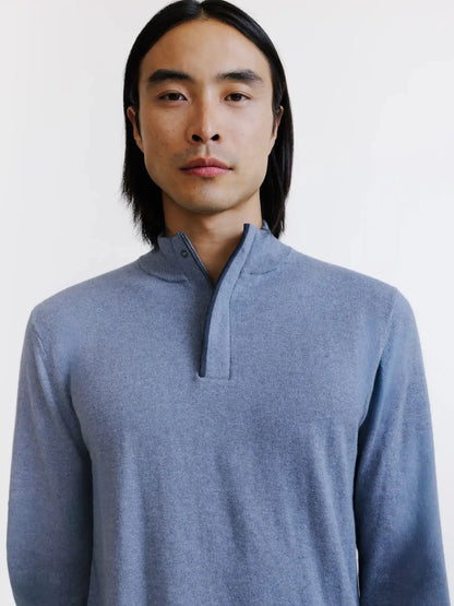 Pull col camionneur indigo IZAC