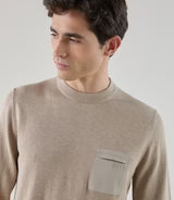 Pull homme col rond