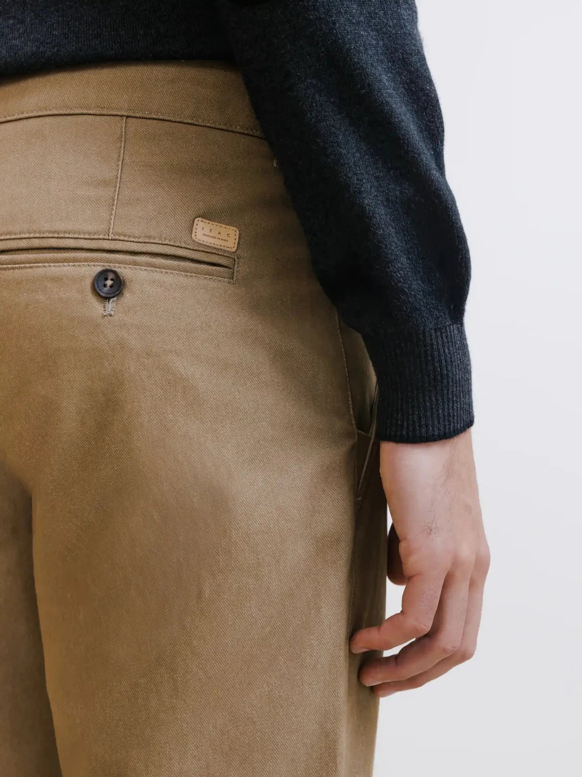 Pantalion casual taupe Izac