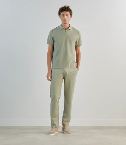 Polo homme  à col ouvert et manches courtes IZAC