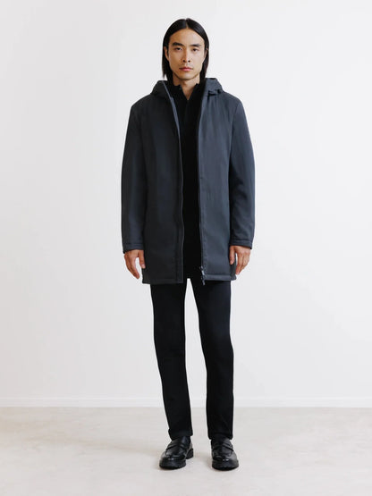 Parka à capuche anthracite Izac