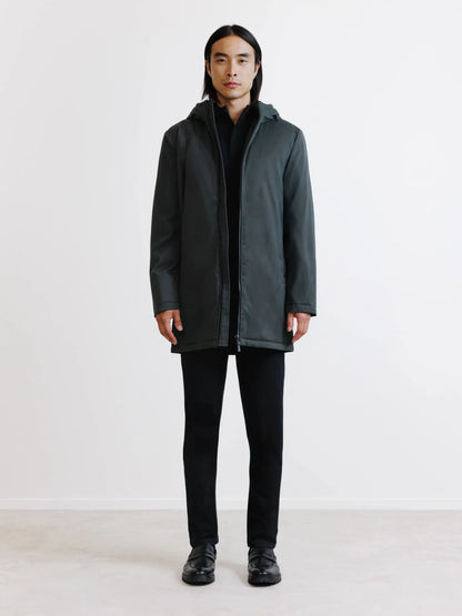 Parka à capuche kaki Izac