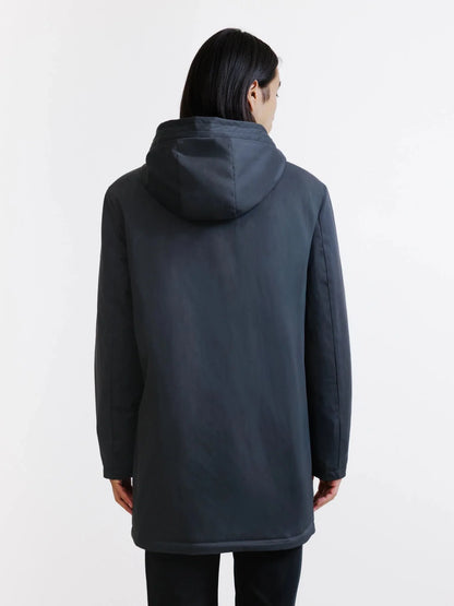 Parka à capuche anthracite Izac