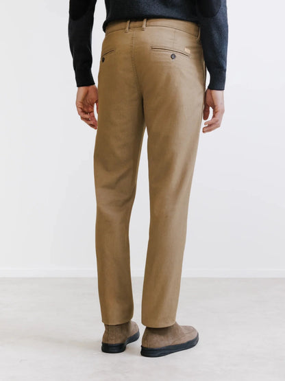 Pantalion casual taupe Izac