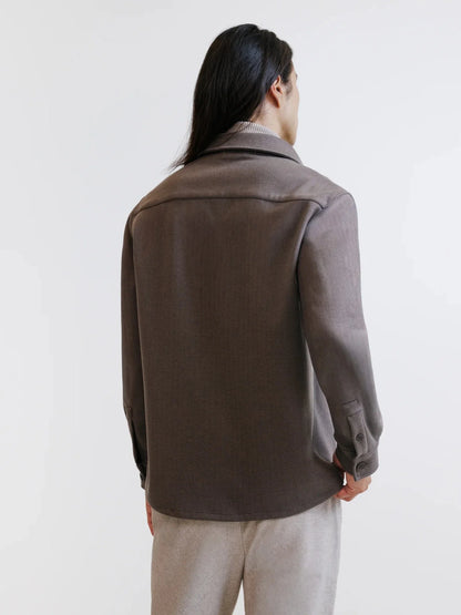 Surchemise taupe