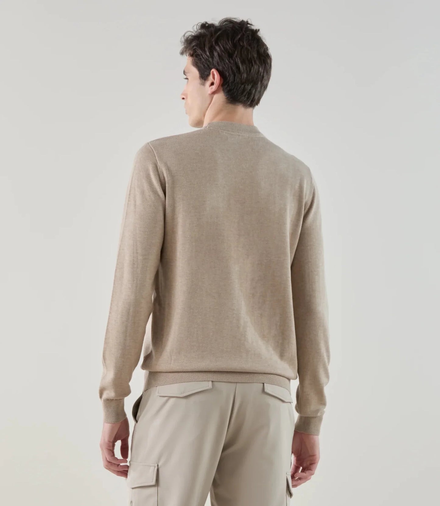 Pull homme col rond