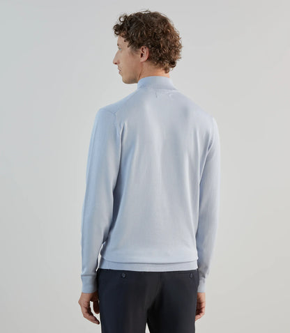 Pull homme IZAC demi-zip – Col montant