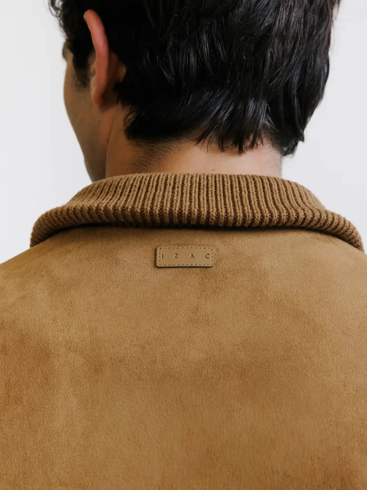 Gilet zippé bi-matière camel IZAC