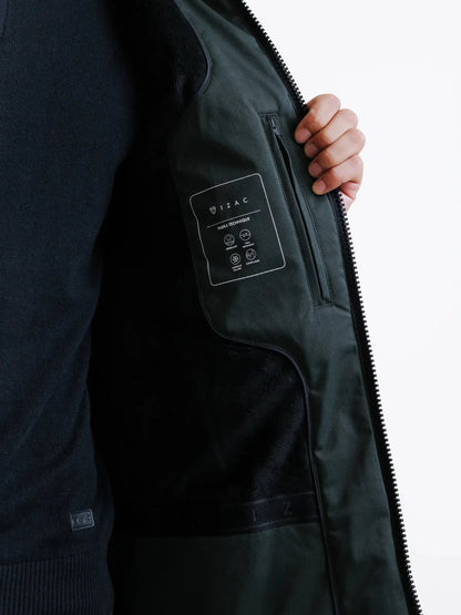 Parka à capuche kaki Izac