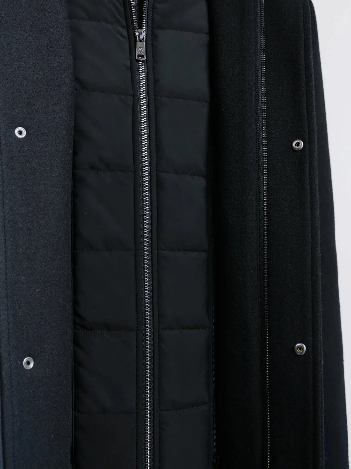 Manteau col montant noir Izac