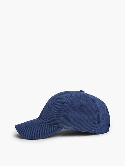 Casquette velours bleu Tommy Hilfiger