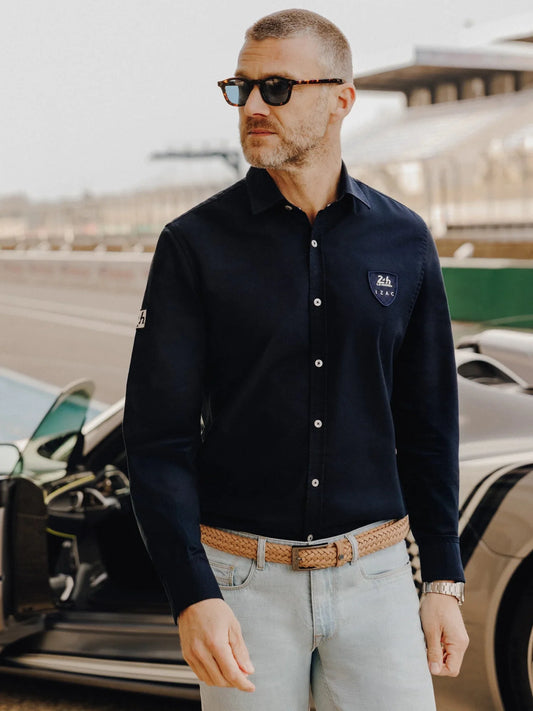 Chemise Homme Oxford Lavé 24H Le Mans x IZAC