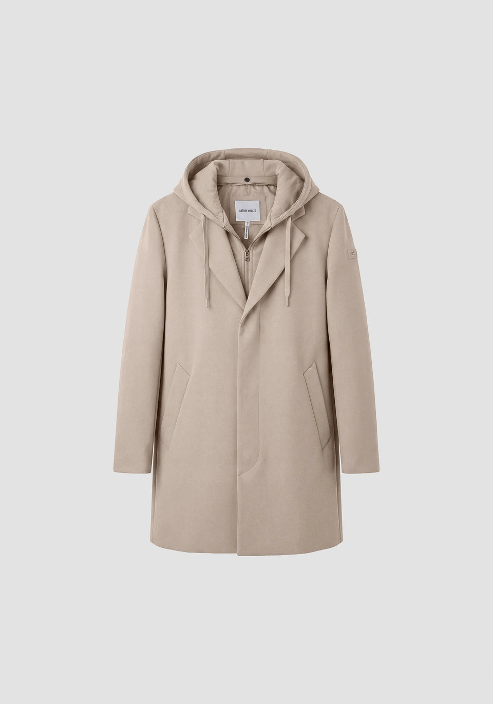 Manteau long beige en viscose Antony Morato