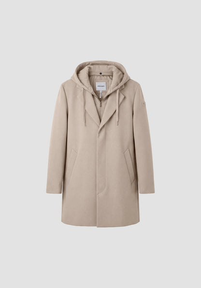 Manteau long beige en viscose Antony Morato