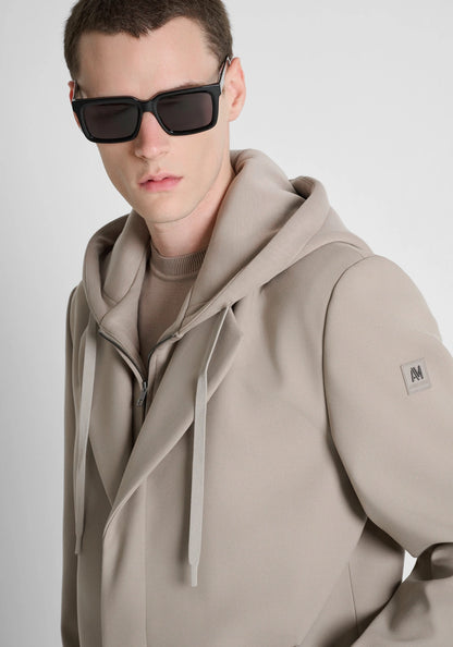 Manteau long beige en viscose Antony Morato