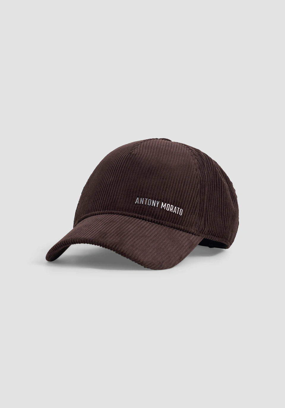Casquette en velours marron Antony Morato
