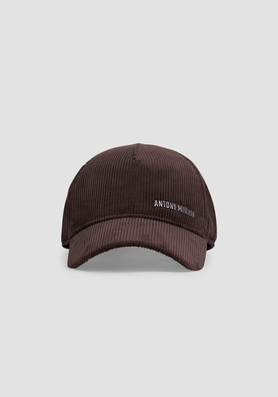 Casquette en velours marron Antony Morato