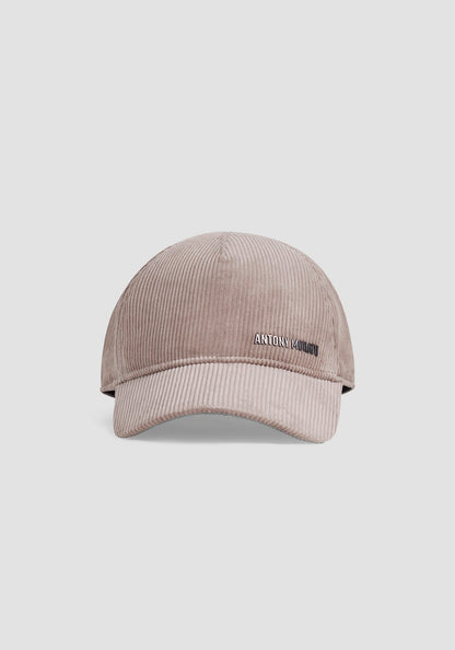 Casquette en velours beige Antony MORATO