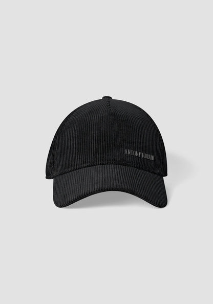 Casquette en velours noir Antony Morato