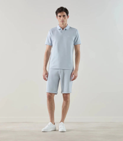 Polo homme  à col ouvert et manches courtes IZAC