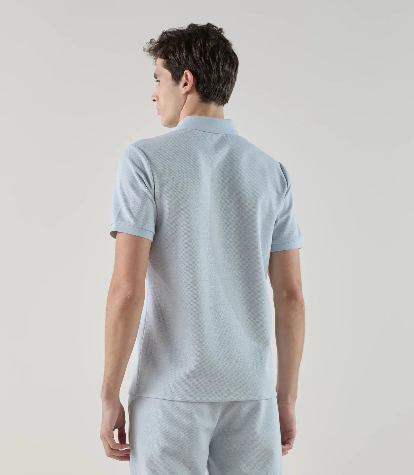 Polo homme  à col ouvert et manches courtes IZAC