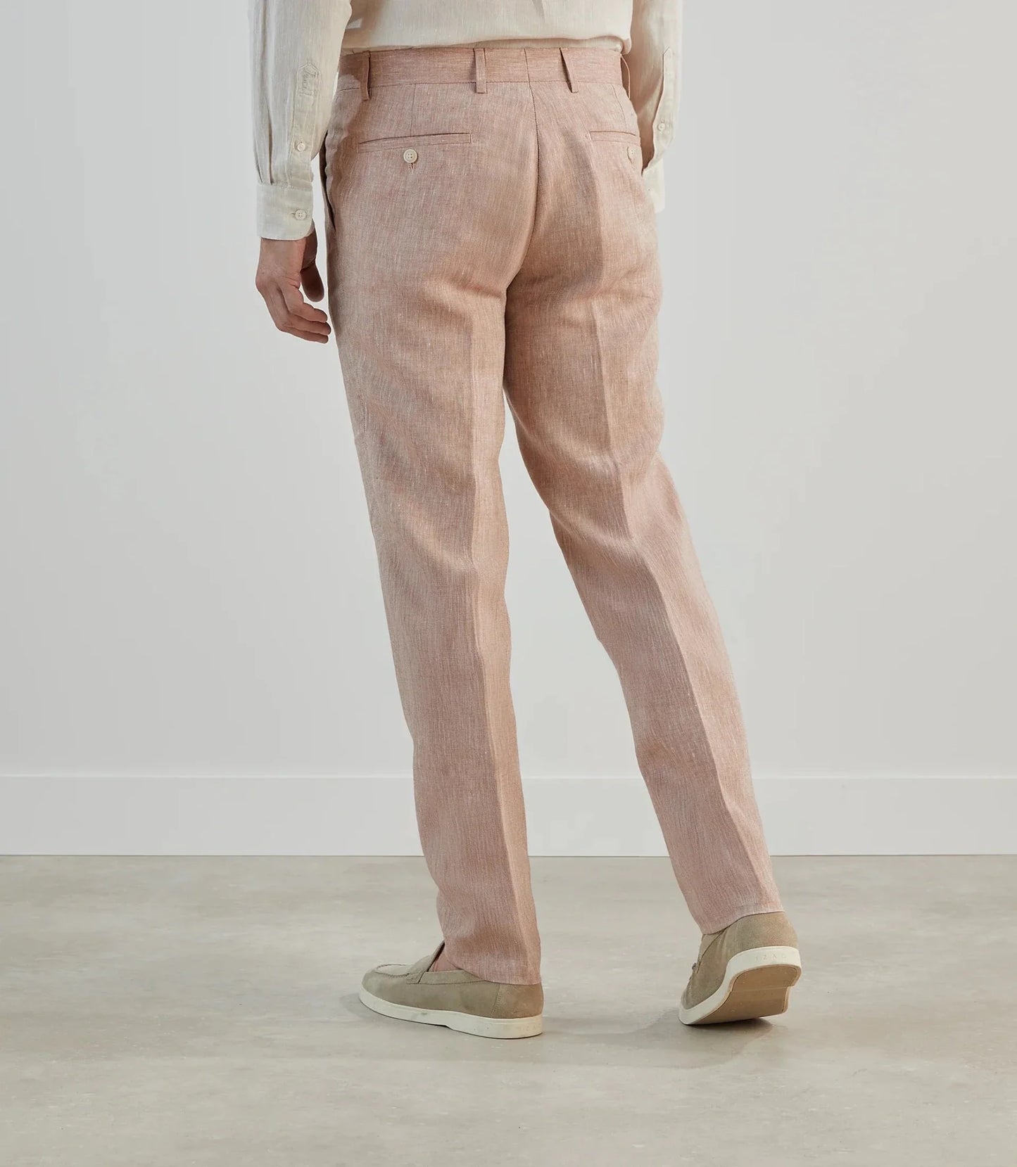 Pantalon costume  homme Izac en lin CELESTE