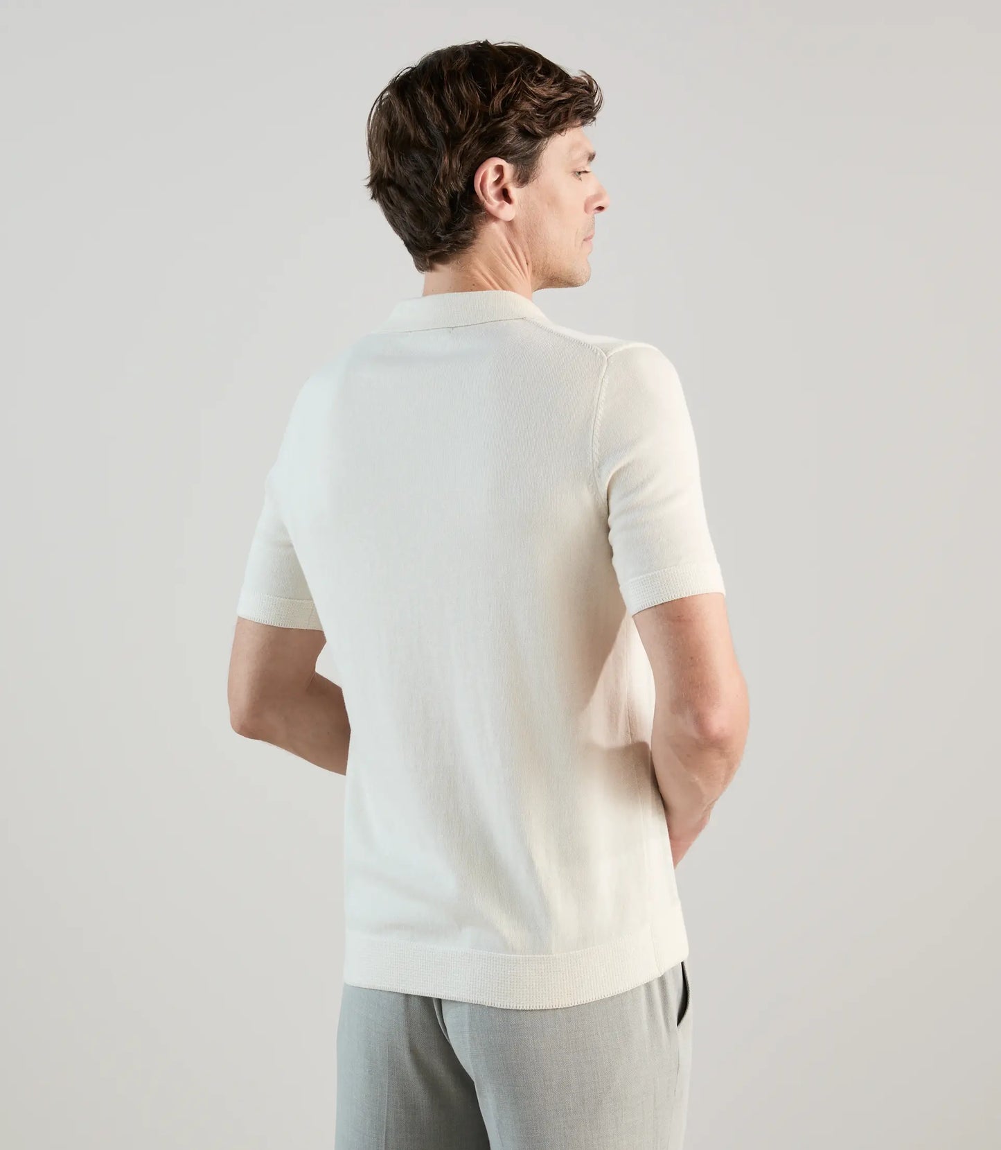Polo  homme Izac rayé en maille