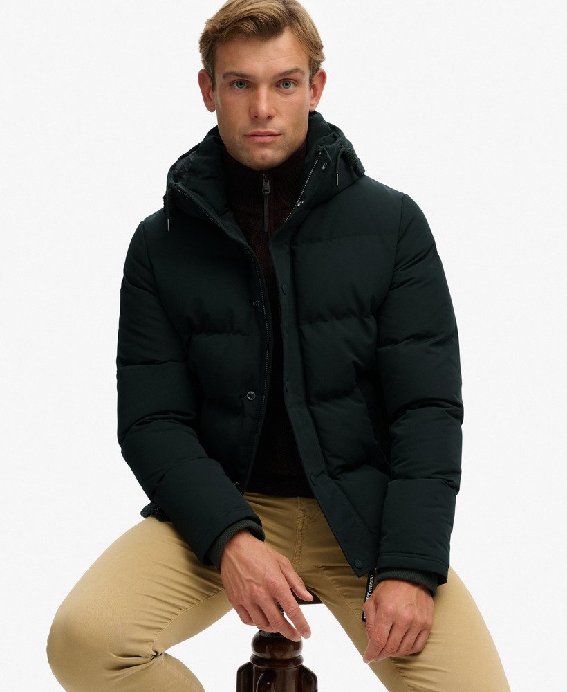 Veste homme Puffer Courte à Capuche Superdry Everest