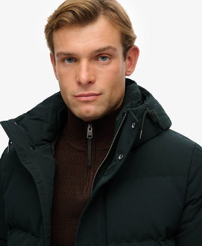 Veste homme Puffer Courte à Capuche Superdry Everest
