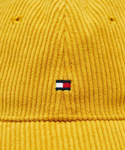 Casquette velours jaune Tommy Hilfiger