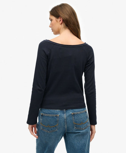 T-shiert femme Top Bardot en Coton Bio