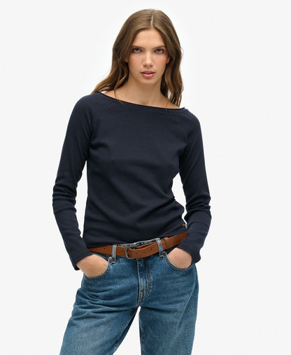 T-shiert femme Top Bardot en Coton Bio
