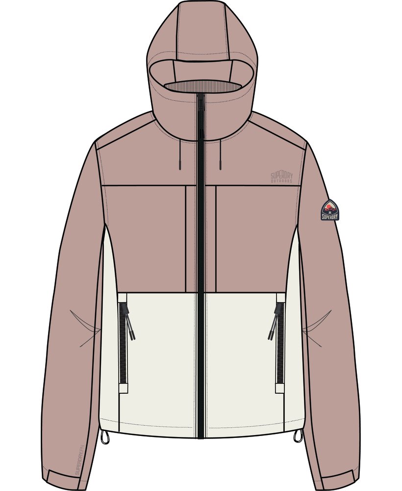 Veste FEMME Trekker Coupe-vents à Capuche