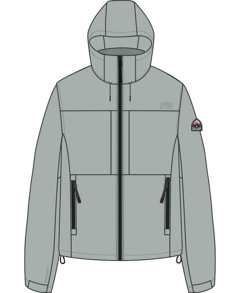 Veste femme de trekker classique à capuche