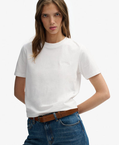 T-shirt Femme brodé en coton