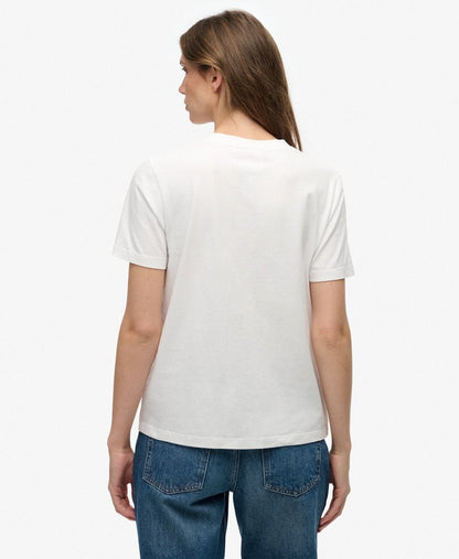 T-shirt Femme brodé en coton
