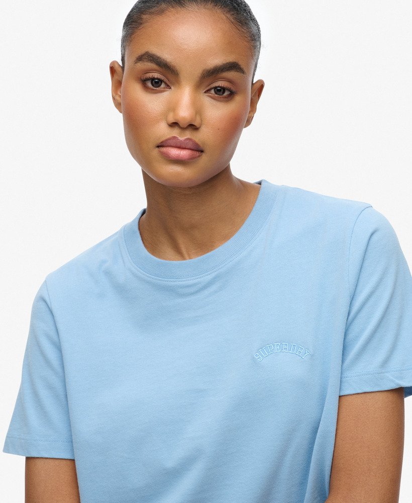 T-shirt Femme brodé en coton