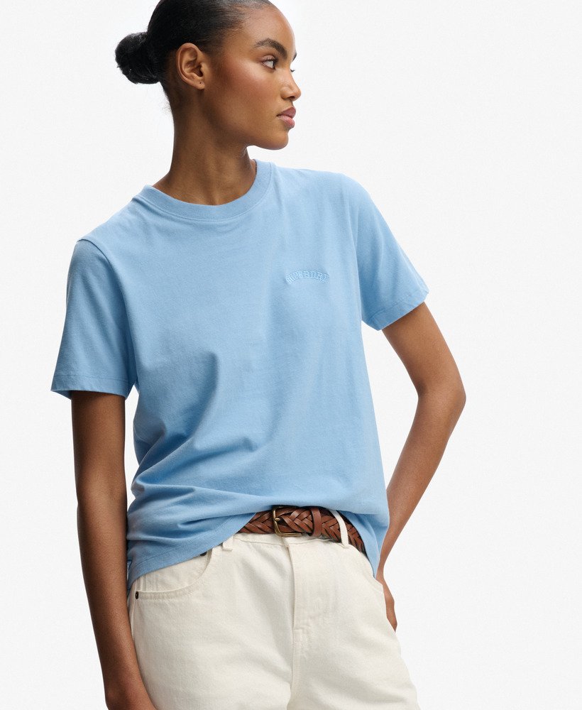 T-shirt Femme brodé en coton