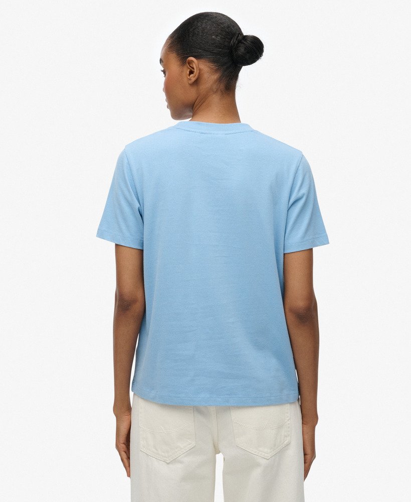 T-shirt Femme brodé en coton
