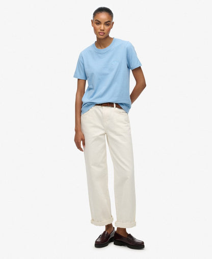 T-shirt Femme brodé en coton